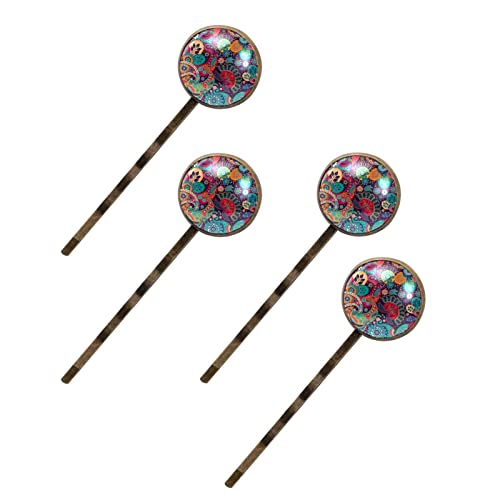 Barrettes à cheveux pour fixer les mèches rebelles avec style floral