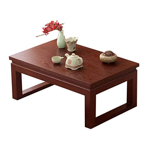 Mesa de café de madera maciza NMDCDH para tatami y balcón (70x45cm) 2