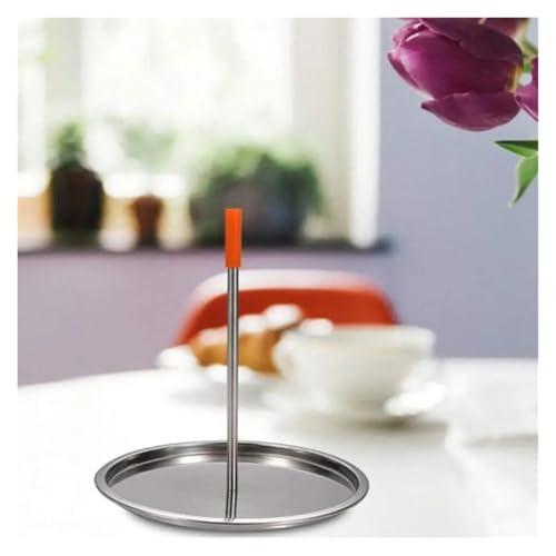 Brochette verticale en acier inoxydable durable avec socle de cuisson rigide