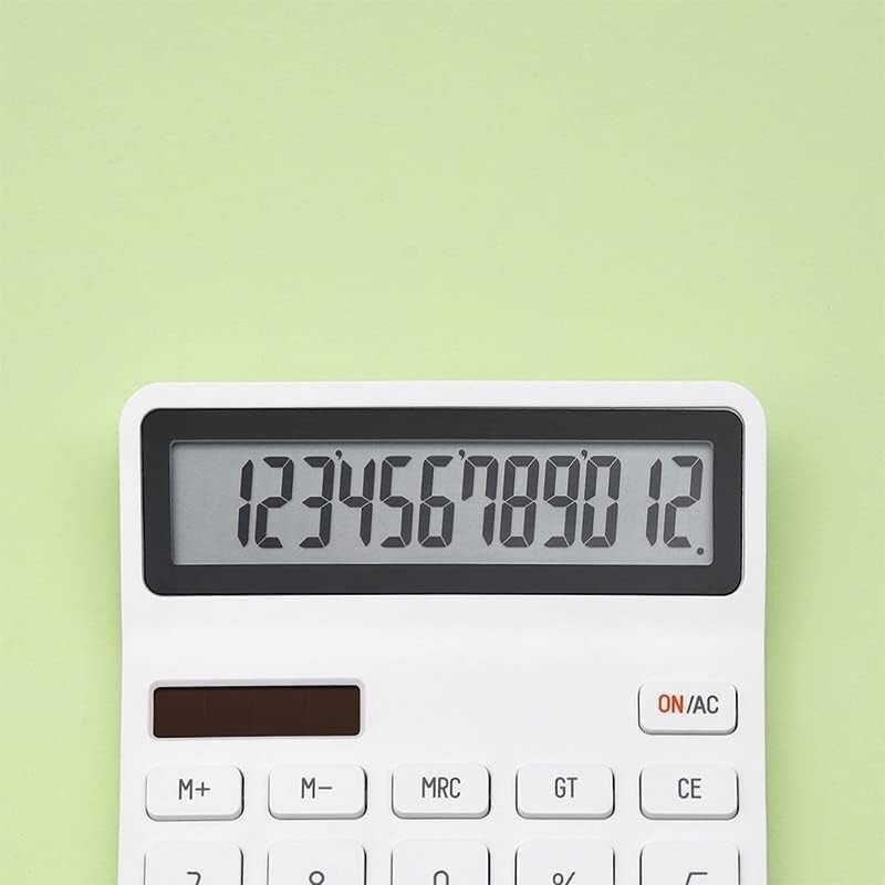 Calculatrice de Bureau, Calculatrice de Bureau Professionnelle, lumière de la Batterie, économie d'énergie, Calculatrice Durable, Sensible, Calculatrice à écran Large à 12 Chiffres