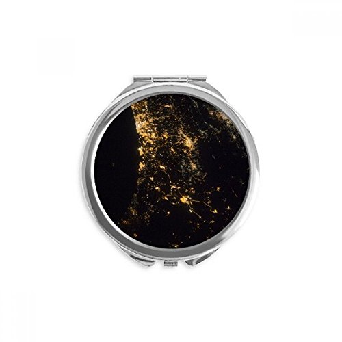 Miroir de poche maquillage rond pour corriger son teint discrètement au quotidien