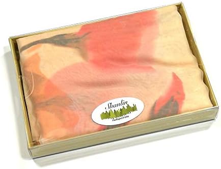 Shanlin Super Large Silk Feel Floral Scarves for Women in Gift Box - Image 5