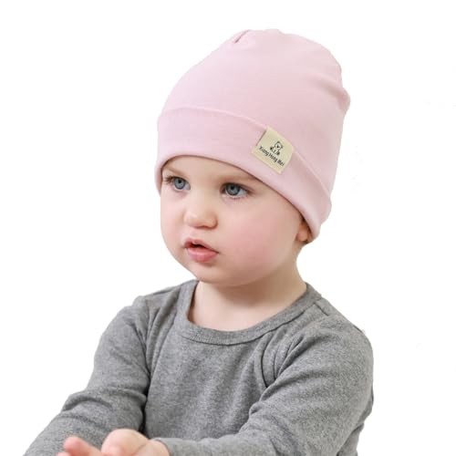 LIDHAY Unisex Newborn Baby Beanie Hat Infant Toddler Kid Hats Baby Soft Cute Knit Cap Nursery Beanie for Little Kid