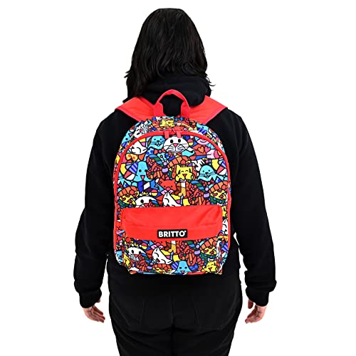 Britto Romero 15" Polyester Twill Backpack, Best Friends #TOP4