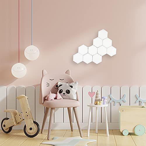 Bright Autism Tap Tap Led Lights (10 Pc) – Touch Sensitive Lights, Visual Stimulation, Tactile And Visual Sensory Tool, Designed For Sensory Motor Aids, Hexagonal Wall Lights #TOP2
