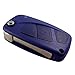 Produktbild Fiat Schlüssel Gehäuse Fernbedienung Klappschlüssel Blau KS07 FIAT 500 Bravo II Croma Doblo Ducato Fiorino Freemont Grande Punto Idea Linea Palio Panda Punto Evo Qubo Scudo Sedici Stilo Strada Ulysse