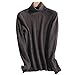 Produktbild Pullover Damen Kaschmir Langarm Pullover Weiblich Lässig Warme Pullover Winter Dicker Pullover Hoher Kragen Strick