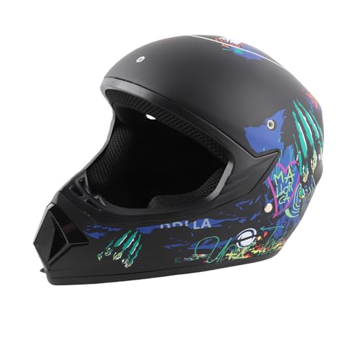 Casque motocross leger et confortable pack tout terrain avec accessoires