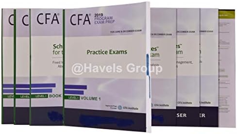 2019 CFA Level 1 Complete set of 7 Books (5 Syllabus + 2 Practice books) Unknown Binding