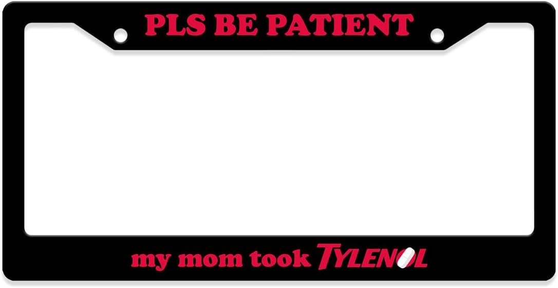 Genany Autism Joke License Plate Frame License Plate Frames 