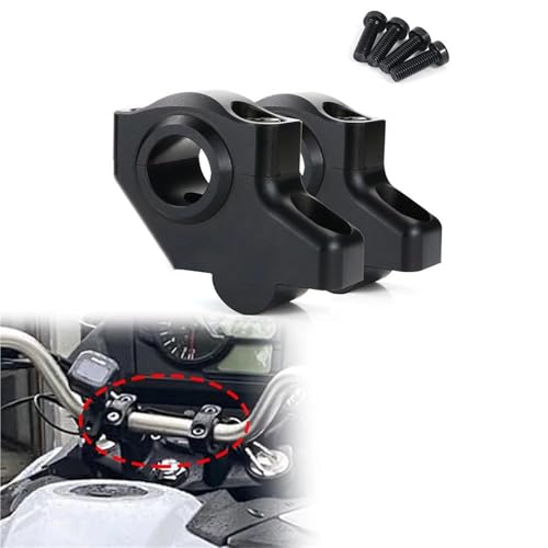 Elevadores de manillar con extensión trasera para Kawasaki Versys 1000 X250 y KLE500 4