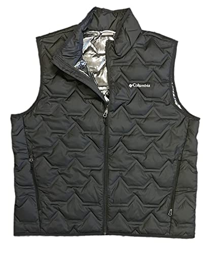 Columbia Mens Walker Mill Heat Seal Down VEST Black XL