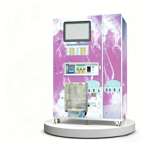 Industrial Ice Vending Machine Automatic Ice Dispensing, High Capacity, Energy Efficient for Hospital, Supermarket, and Catering Use