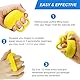 2 Stück Stressball, Stressball Erwachsene, Handtrainer Ball, Massageball Für Die Hand, Knetball Für Hände Therapie, Kräftigung Von Hand, Finger Training, Lindert Stress, Antistressball Massageball