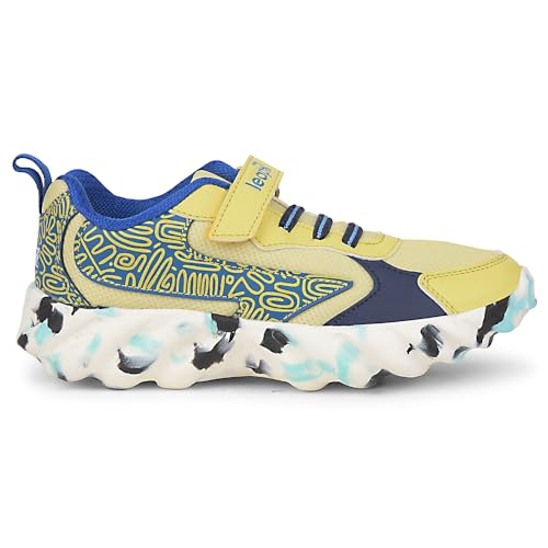 Image of Liberty Leap7x Denial-2 Sports Non Lacing Walking Shoes for Kids with EVA Sole | Suitable for Running and Jogging | Comfortable Outsole | Lightweight Durable and Cushioned Footbed