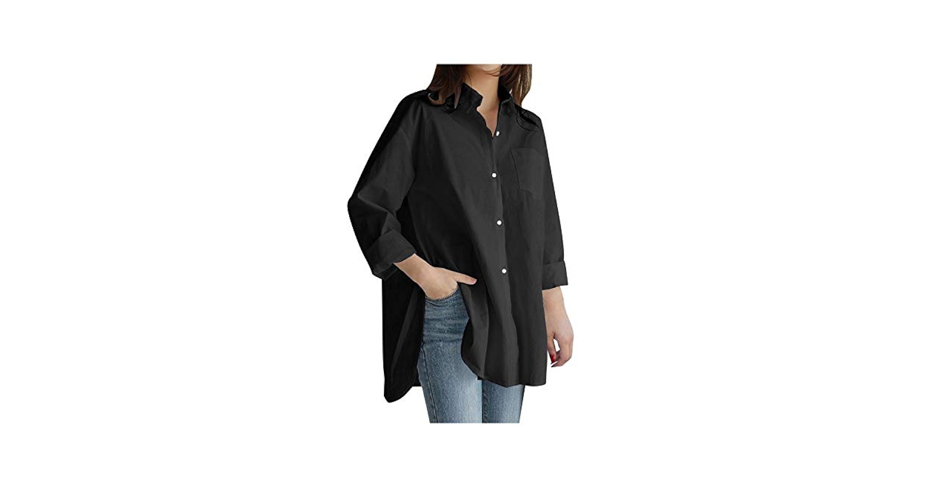 XUETON Womens Casual Cotton Linen Blouse Plus Size High Low