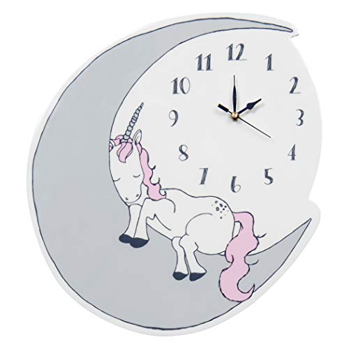 Trend Lab Unicorn Dreams Wall Clock, Silent, Battery Operated