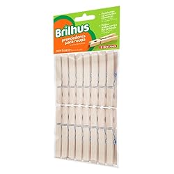 Bettanin Prendedor de Roupas de Madeira Brilhus