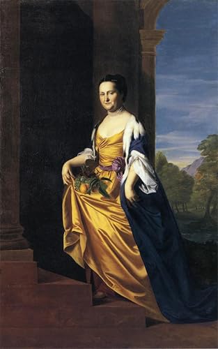 Lienzo de arte Mrs. Jeremiah John Singleton Copley pintura fina de 60x90cm