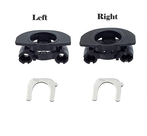 Knomix Left&Right Plastic Hinge Swivel + XM4 U Shaped Metal Hinge Lock Grove Replacement for Sony WH-1000XM4 WH1000XM4 Headphone (Left+Right) by Knomix - Used condition - Image 2