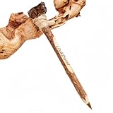 Ya en mundofriki.es: Bolígrafos Rústicos De Madera Y Cristal Personalizados, Hechos A Mano Con Piedras Preciosas Naturales, Grabado Personalizado Para Regalos Únicos Y Decoración Rústica(Tea Quartz)