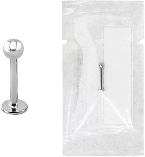 WARRIOR steriele labret piercing/oor stud/tragus/helix 16G (1