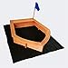 Produktbild Wiltec Sandkasten Boot 150x108x50cm Holz Vliesboden Holzsandkasten Garten
