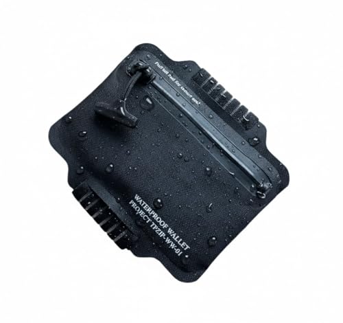 Bolsita impermeable IPX8 para brazalete, bolsa seca pequeña sumergible para llaves, tarjetas y efectivo para natación, snorkel y deportes al aire libre miniatura 1