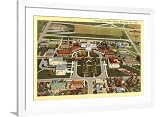 ART.COM Wall Art Print University of Utah, Salt Lake City, Utah on White Frame, 44" x 32"