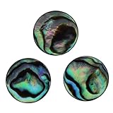 CVUTOVO 3 STÜCKE Fingerknöpfe mit Abalone Muscheleinlage für Trompete Hochwertige Ersatzteile für Präzises und Elegantes Design