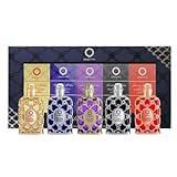 Orientica Luxury Collection Mini Perfume Gift Set for Men & Women, 5-Piece Discovery Set with Amber Rouge, Royal Amber, Oud Saffron, Velvet Gold & Royal Bleu, Unisex Fragrances for Every Occasion