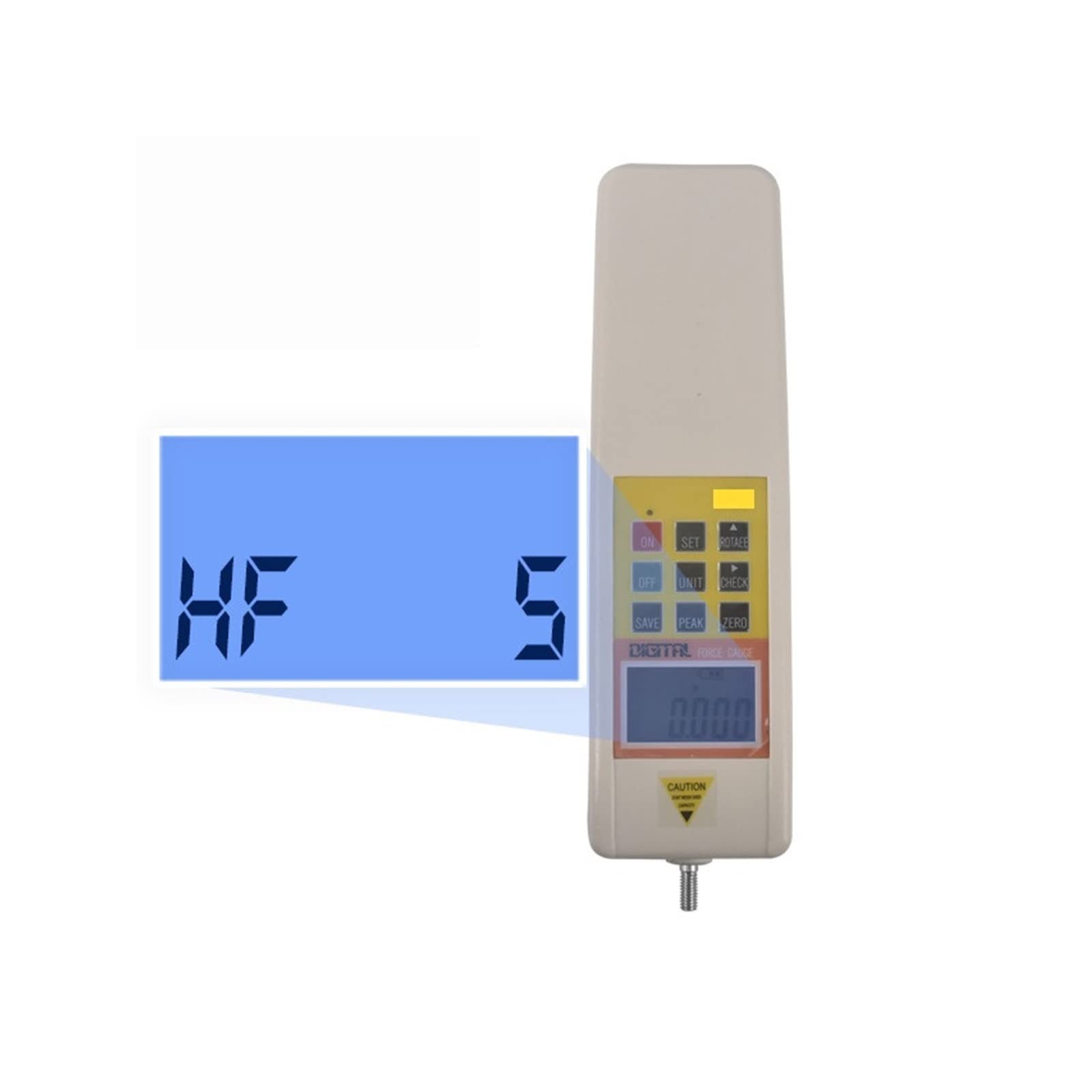 Medidor de fuerza digital, Medidor de fuerza Digital 5N, instrumentos de medición de fuerza, medidor de presión, probador de prueba de tracción, medidor de fuerza de empuje y tracción, Unidades N kg
