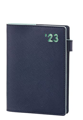レイメイ藤井 2023年 カラーエッジダイアリー A6 RFD2314K ネイビー