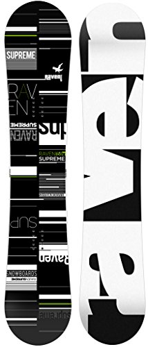 RAVEN Supr Snowboard Schwarz/Grün (154cm)