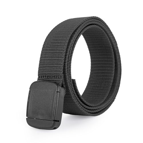 Thomas Bates Big & Tall Hiker Belt Adjustable Nylon Outdoor Web Belt