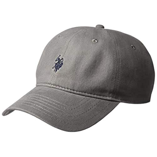Image of U.S. Polo Assn. Baseball Cap, 100% Cotton Adjustable Dad Hat with Small Pony Logo