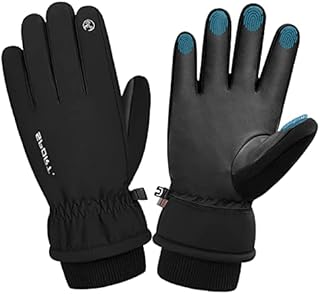 LPSSX Thermal Gloves -20 Coldproof Touchscreen Ski Gloves Waterproof Winter Gloves 3M Thinsulate Snow Gloves for Walking Snowboarding Hiking Outdoor