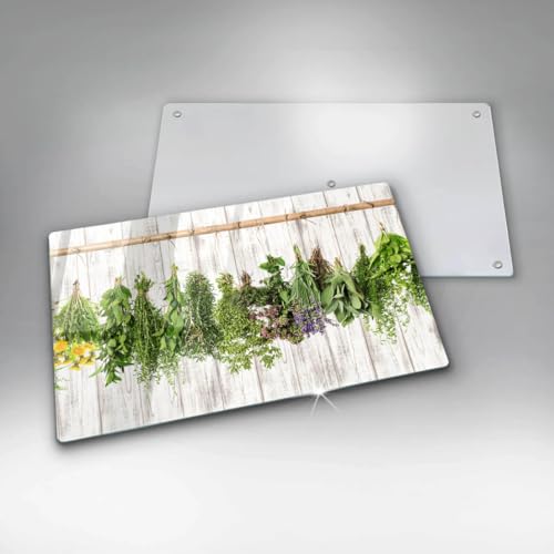 Planche à découper induction 52x30 cm Wallfluent protège-plaque en verre - 6