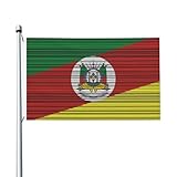 ➤ Bandera de doble cara: El diseño es de doble cara con la imagen impresa y visible desde ambos lados, y el texto también se lee correctamente desde ambos lados.