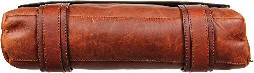 Image of FRYE Men's Logan Messenger Bag, Cognac, One Size