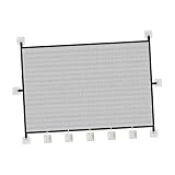 FABLOFT® Mesh Dog Gate Foldable Portable Cat Door Barrier for Doorways Outdoor Indoor 180cmx72cm