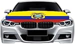 Car Hood Cover Country Flag Hood Cover Durable Weatherproof Universal Fit Car Cover for All Seasons Protection Custom Fit for Cars Trucks SUVs (Mexico)