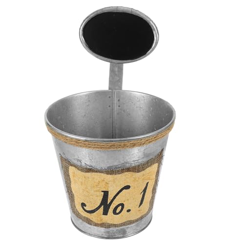 SUPVOX Contenedor Floral de Metal Vintage