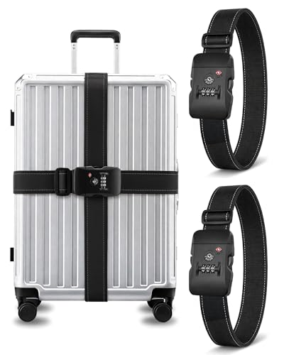 LUGGEX TSA Approved Luggage Straps