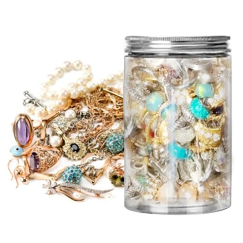 Mystery Jewelry Gift Box Set for Women, 40-45 Pieces, Necklace Earrings Rings Bracelet Keychain Hair Clips