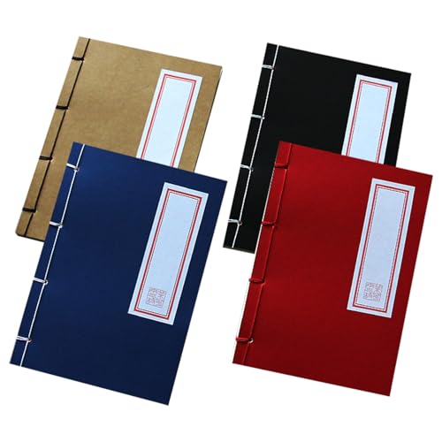 Cuaderno retro con diseño vintage y costura artesanal BETOOKY, cuadernos resistentes de papel