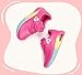 LUCKY STEP Boys Girls Athletic Running Shoes Air Lightweight Fashion Sneakers Casual Breathable Tennis Trainers for Little Kids(12 M US Hot Pink)