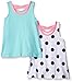 Gerber Graduates Baby Girls' Toddler 2pk Combo Top, Dots/Sailboat, 3T