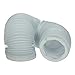 REPORSHOP - Tubo Evacuacion Vapor Secadora 6000x150mm Blanco Flexible