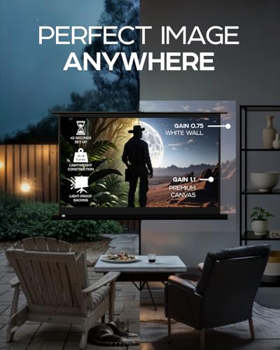 Portable Projector Screen with Stand